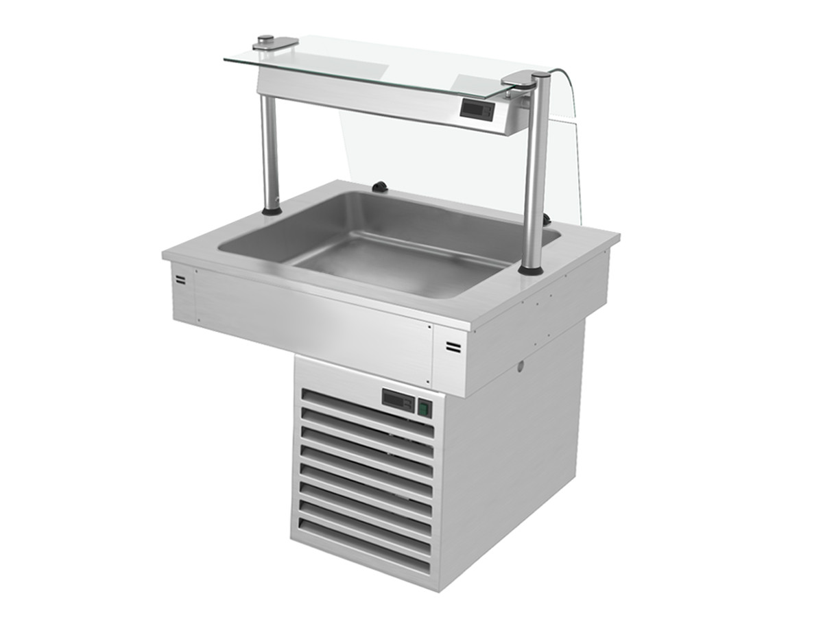 Встроенная охлаждающая ванна 0,8 м - Серия C GGM Gastro KA86C