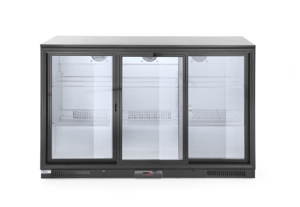 Шафа холодильна Hendi 235836, розсувні дверцята 338 Л - 230V / 300W - 2/10˚C - 1335x500x(H)900 mm