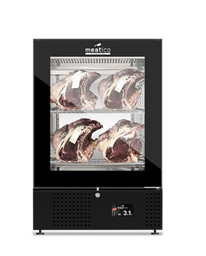 Шафа холодильна Meatico AC9528 STG GREEN MEAT 150 BLACK GLASS