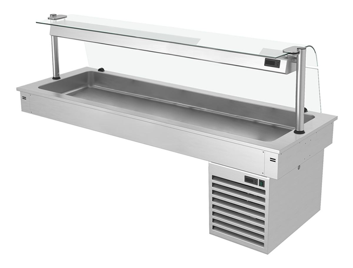 Встроенная охлаждающая ванна 1,8 м - Серия C GGM Gastro KA186C