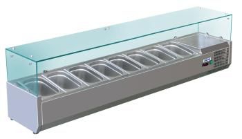 Салат-бар на 7 гастроемкостей Saro GN 1/4 VRX 1600/330