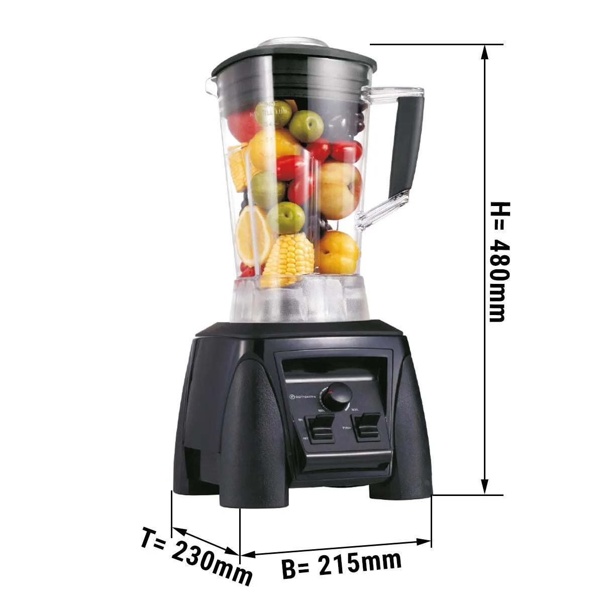 Барный блендер 2 л GGM Gastro BMK2-2200