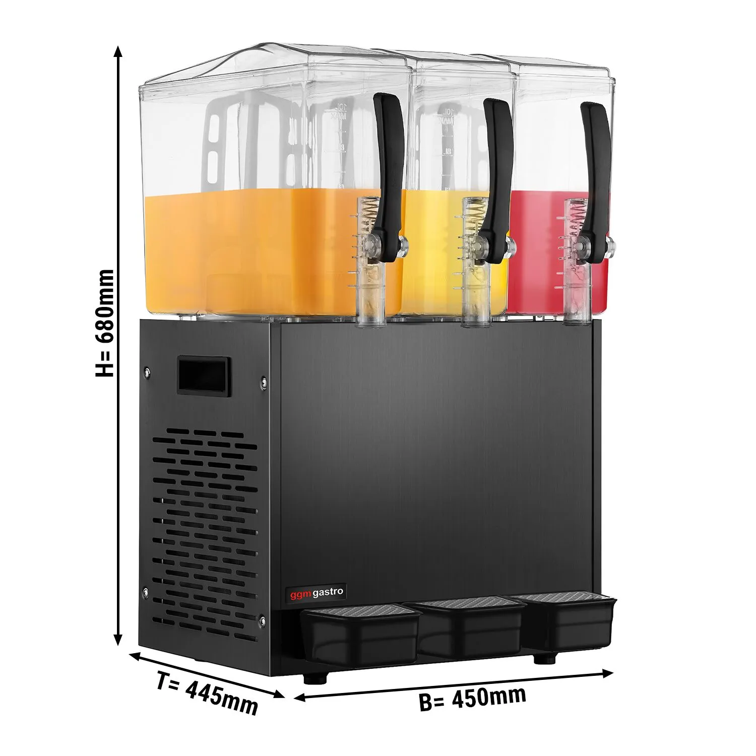 Диспенсер для сока 3 x 10 л  GGM Gastro SSNC30S