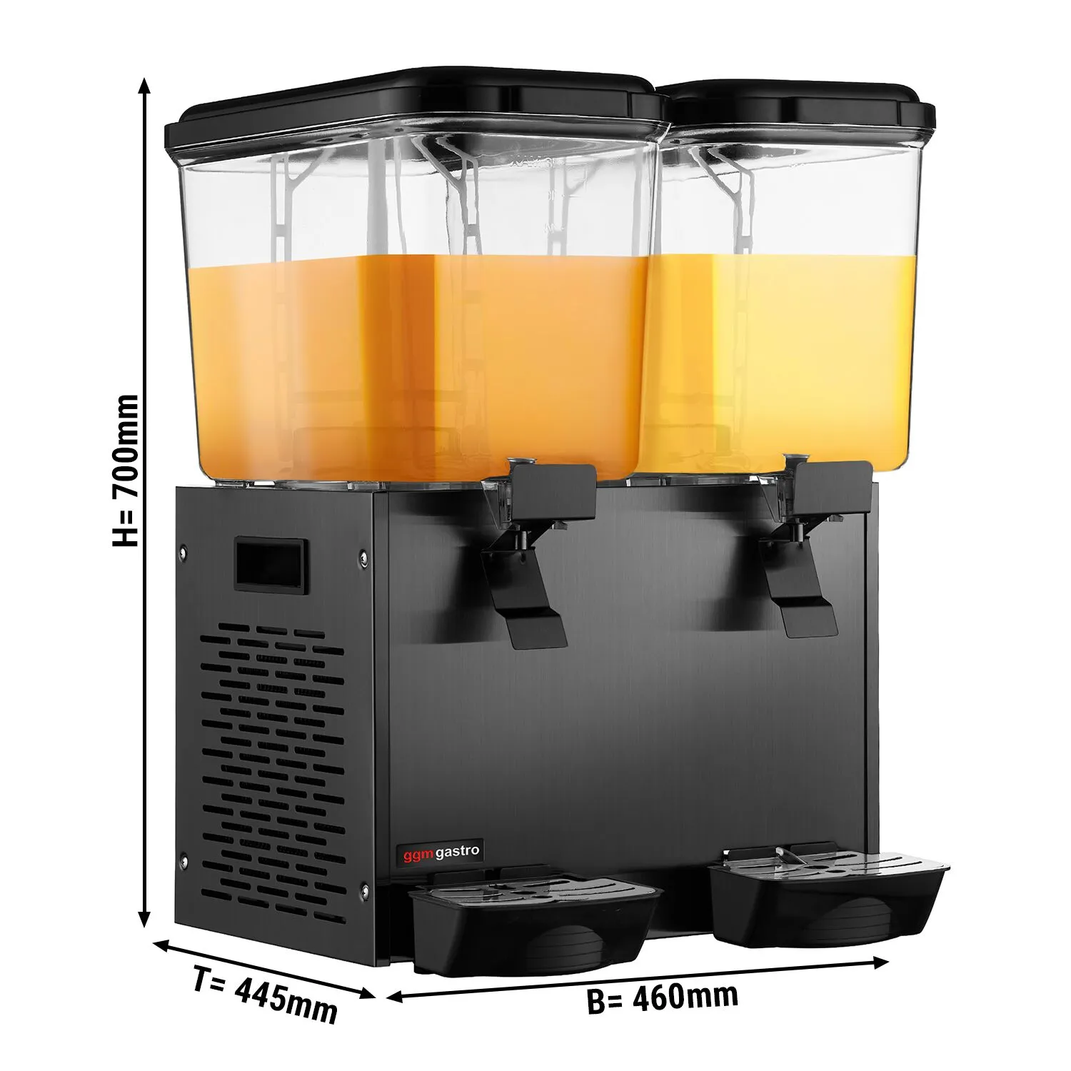 Диспенсер для соку 2 x 18 л GGM Gastro SSNC36S