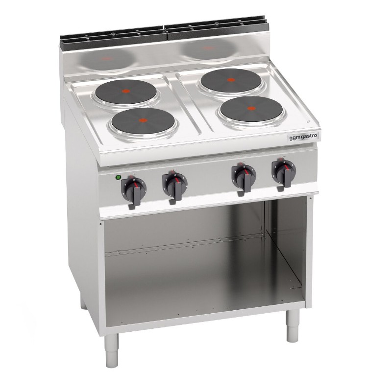 Електрична плита з 4 конфорками, кругла GGM Gastro EHB879E