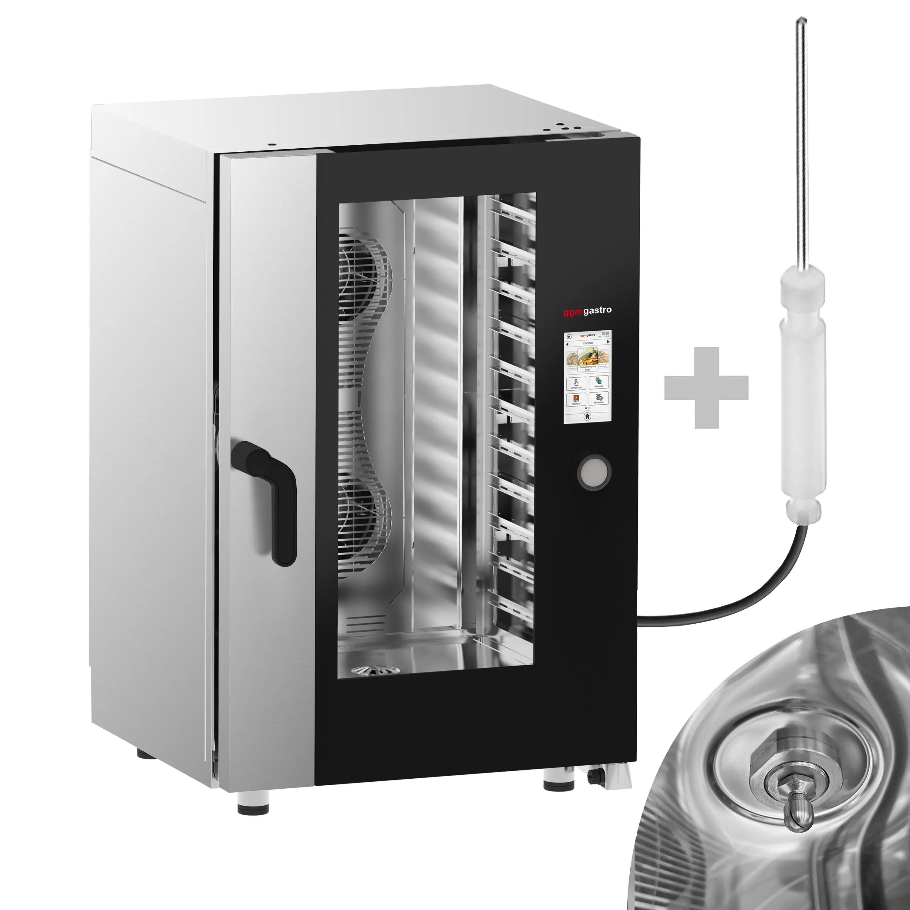 Электрический комбинированный пароконвектомат GGM-Gastro KDTE1111N