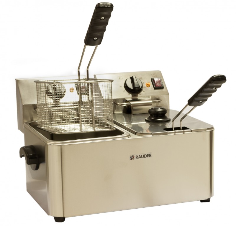 Фритюрница электрическая Rauder HDF-4+4 