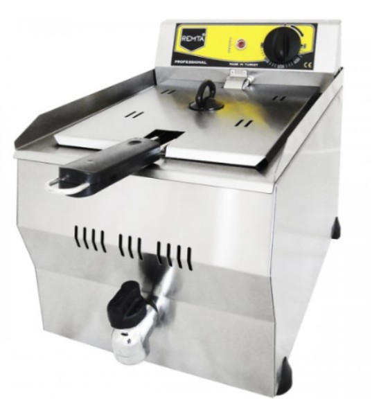 Фритюрница профессиональная электрическая Remta R110 с краном (6 л.)