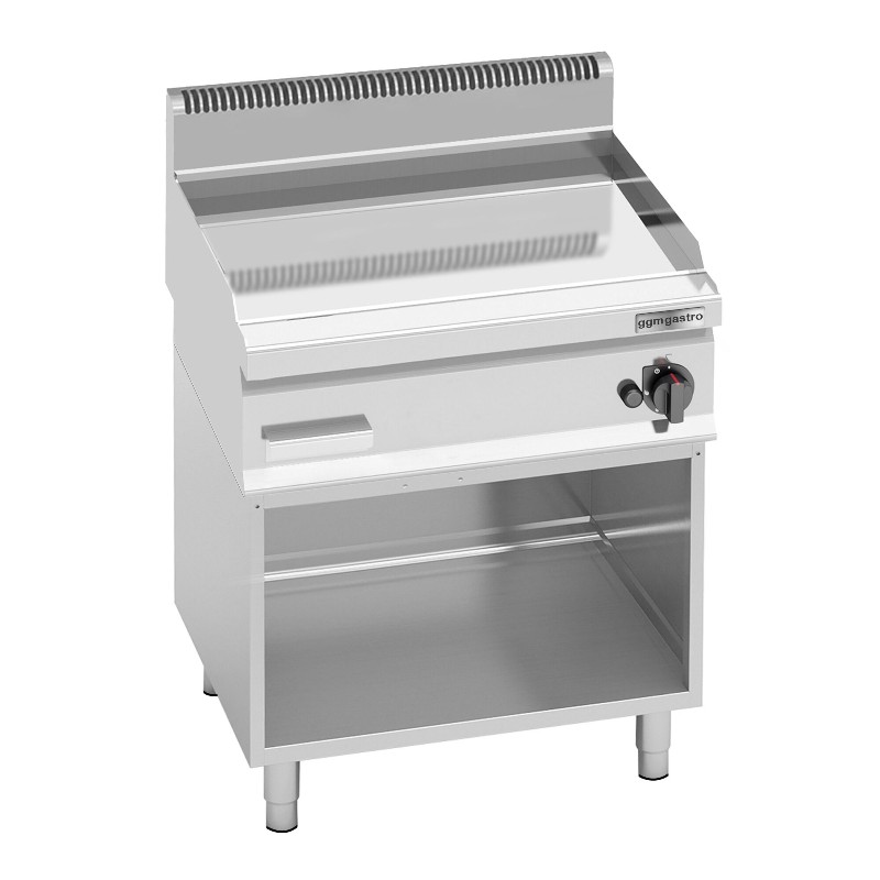 Жарочная поверхность Газ - Гладкая, хромированная (8 кВт) GGM Gastro GGB663C#SET