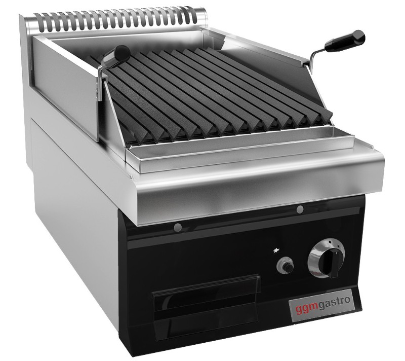 Газ Гриль з вулканічною лавою (7 кВт) GGM Gastro GLK473C