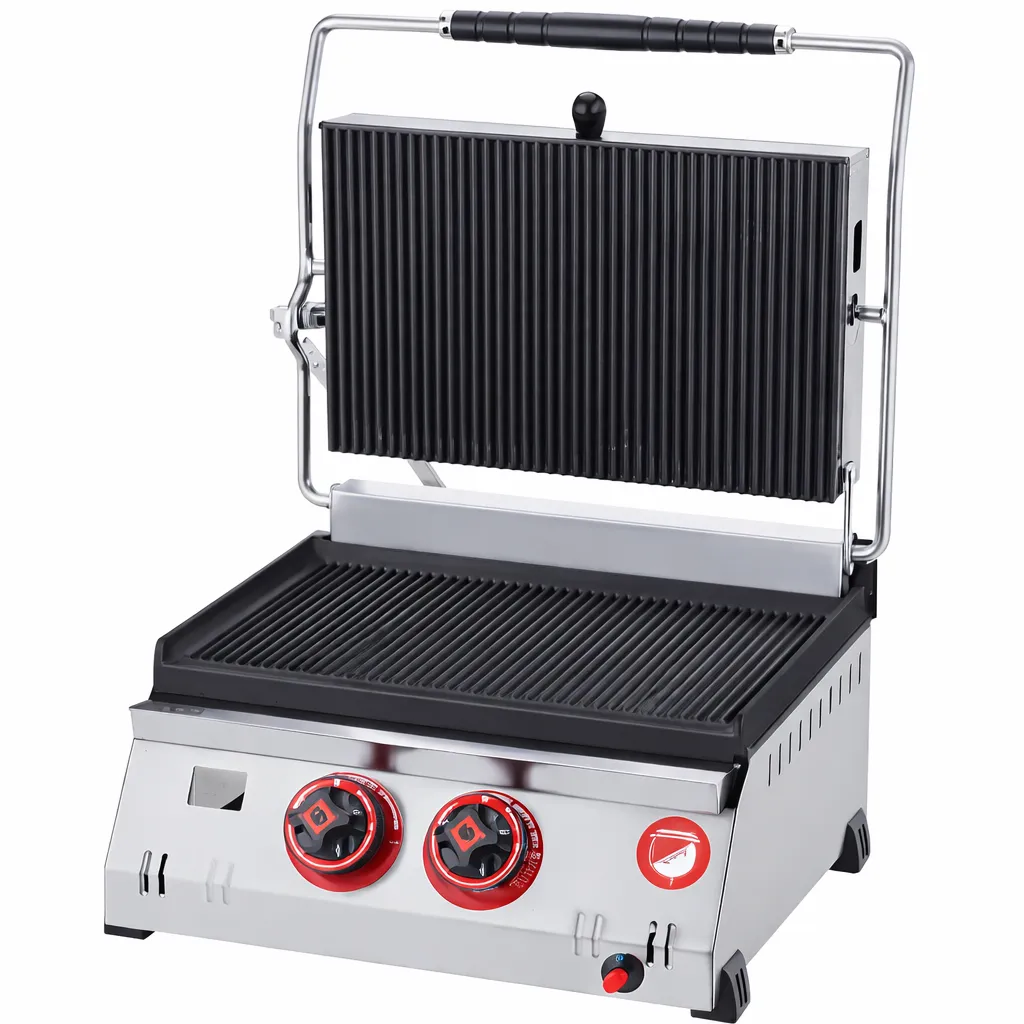 Гриль контактный газовый Silver 2135 LPG