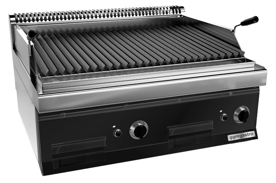 Гриль лавовий газовий GGM Gastro GLK873C