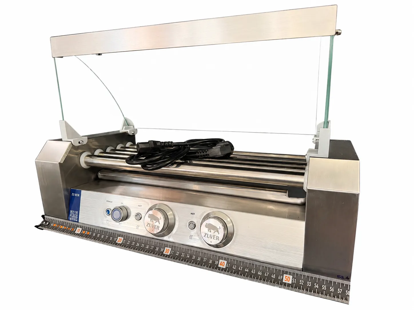 Гриль роликовый ZUVER Berlin Lux R2-5G без защитного стекла 750W
