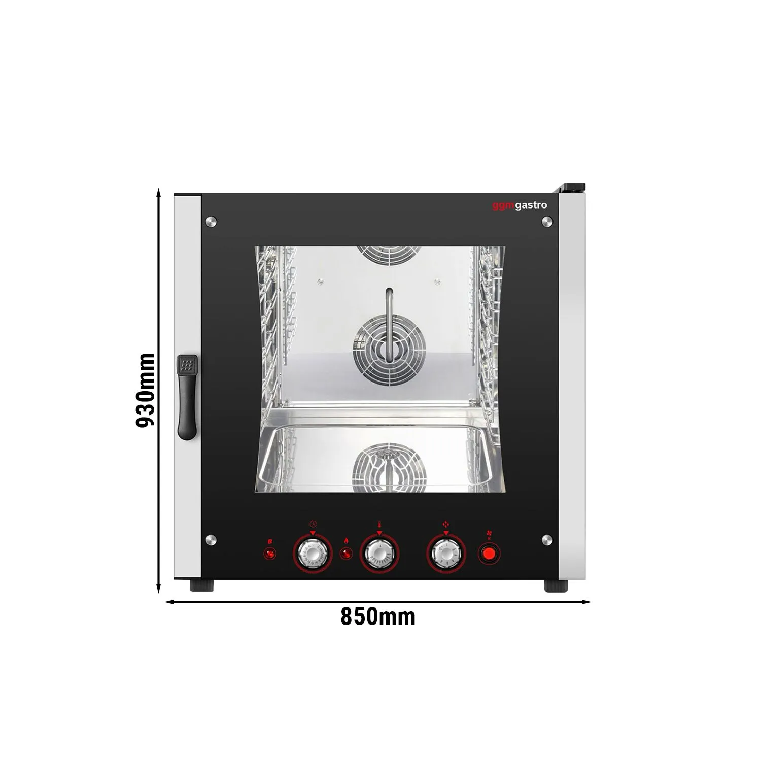 Электрическая конвекционная печь 6 x GN 1/1 и EN 40 x 60 см GGM Gastro HEB611-46