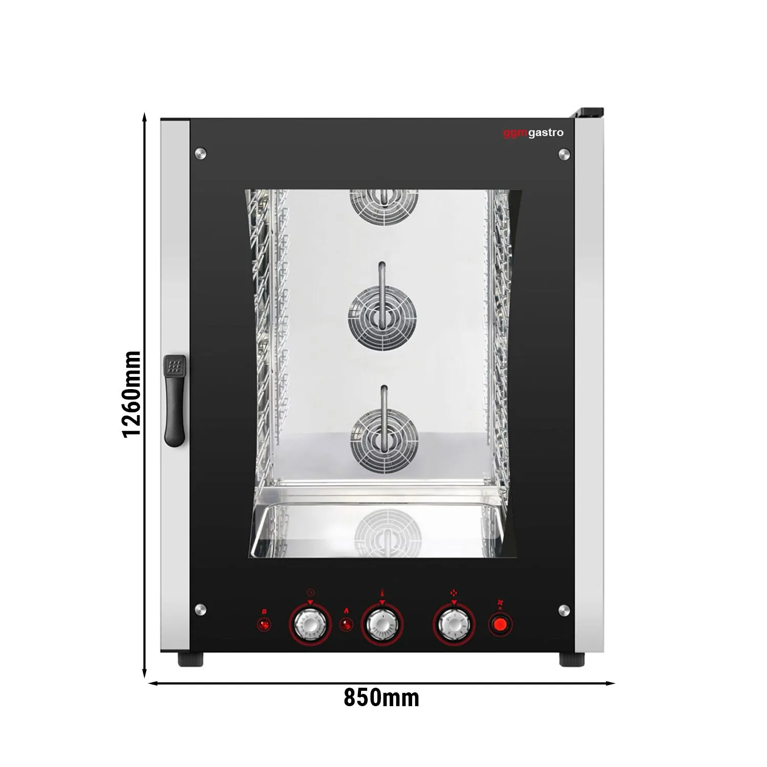 Газовая конвекционная печь 10 x GN 1/1 и EN 40 x 60 см GGM Gastro HGB1011-46