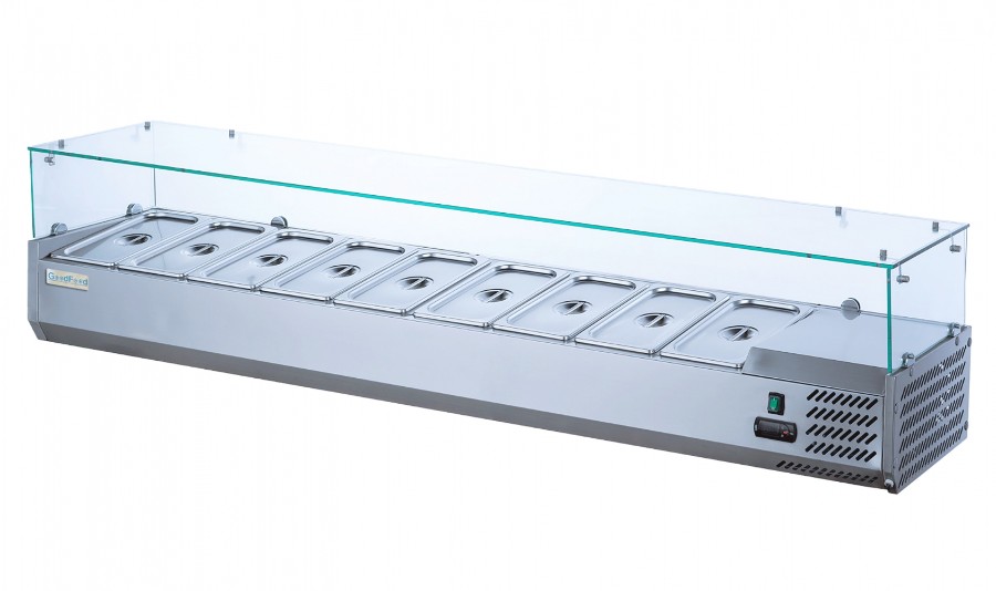 Вітрина холодильна для топінгу GoodFood GF-VRX1400/330-H6C