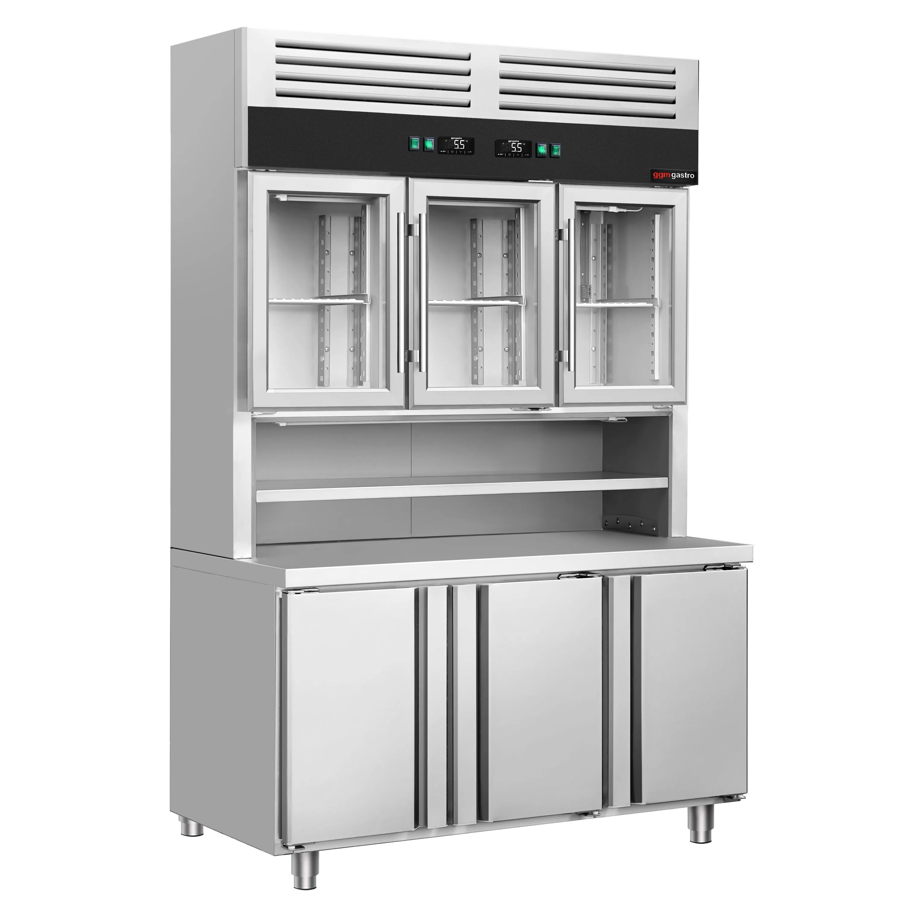 Холодильная витрина с горкой холодильная GGM-Gastro KKC3T7
