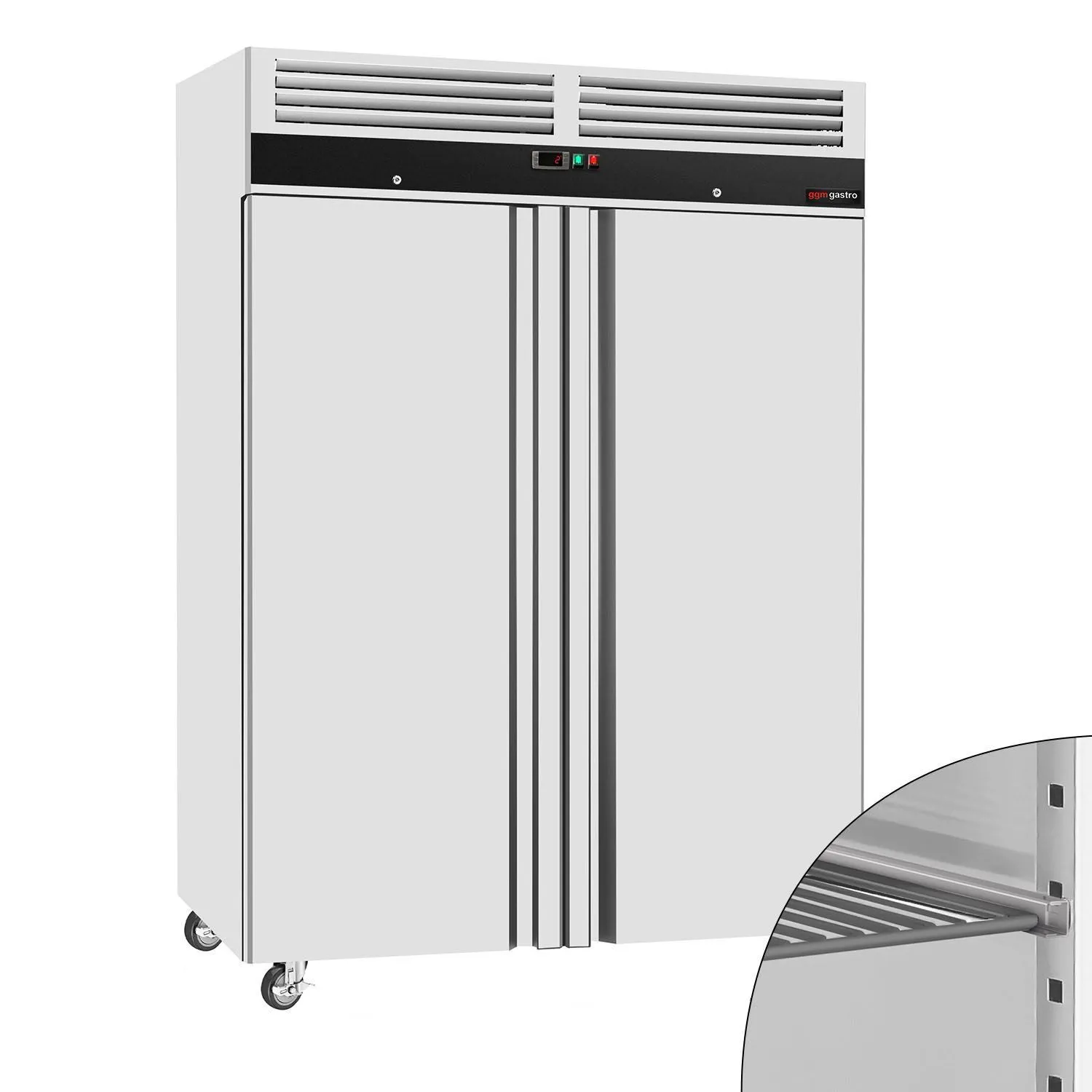 Холодильна шафа з нержавіючої сталі ECO GGM-Gastro KS1200ND