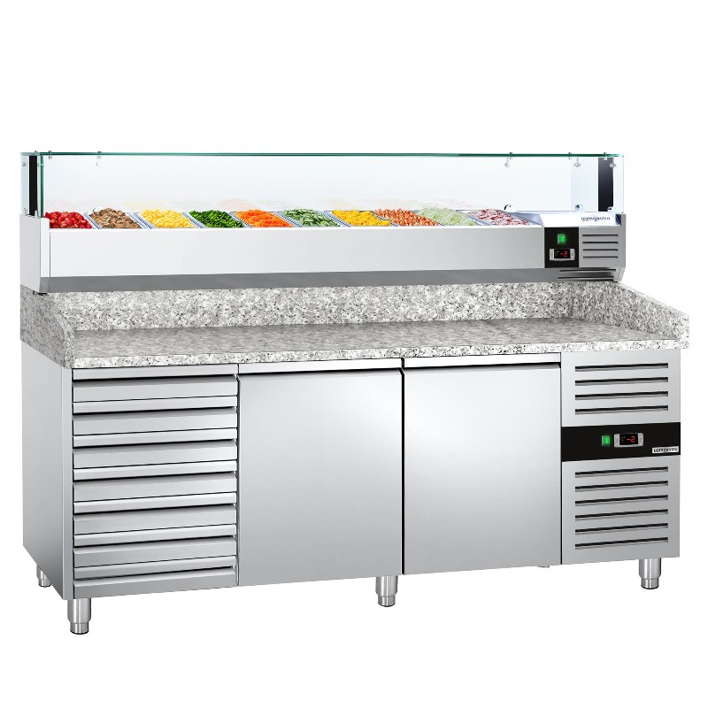 Холодильний стіл GGM Gastro POS208SND#AGS203LND