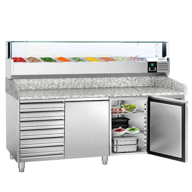 Холодильний стіл GGM Gastro POS208SND#AGS204LND