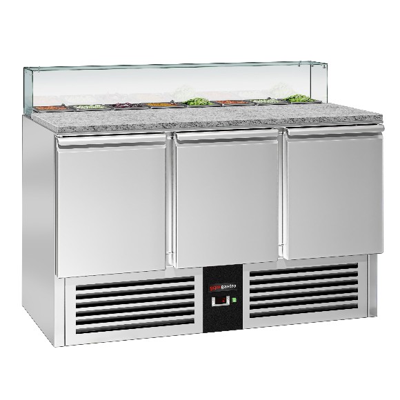 Холодильний стіл саладетта PREMIUM GGM Gastro SAG147OG#GSG147E