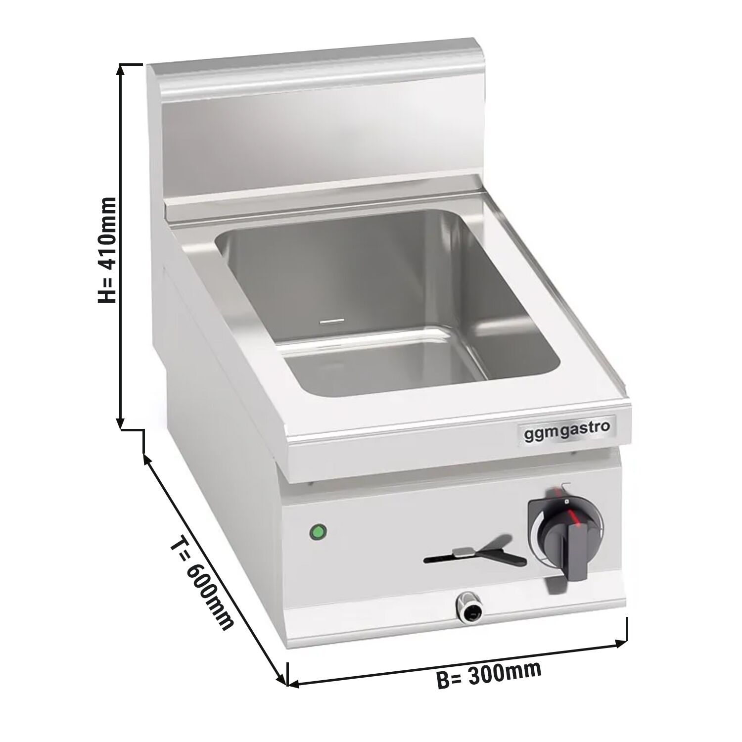 Электрическая водяная баня 1XGN3/4 GGM Gastro EBB363C