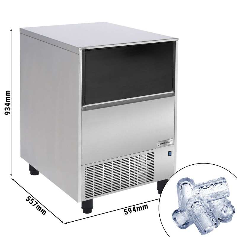 Генератор кубиков льда 59 кг / 24 ч GGM Gastro EQI55