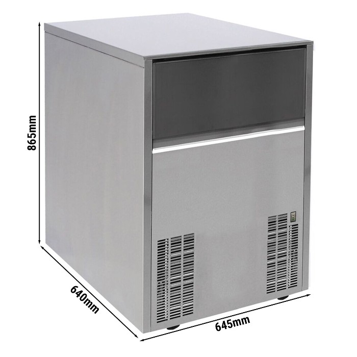 Льодогенератор 80 kg / 24 h GGM Gastro EWI75N