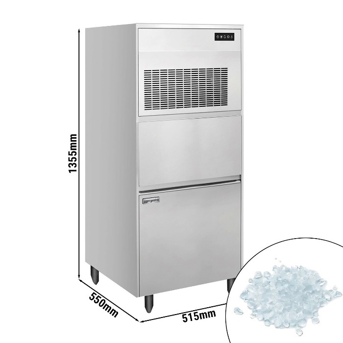 Льодогенератор лускатого льоду 135 кг/24 год GGM Gastro FEI135N