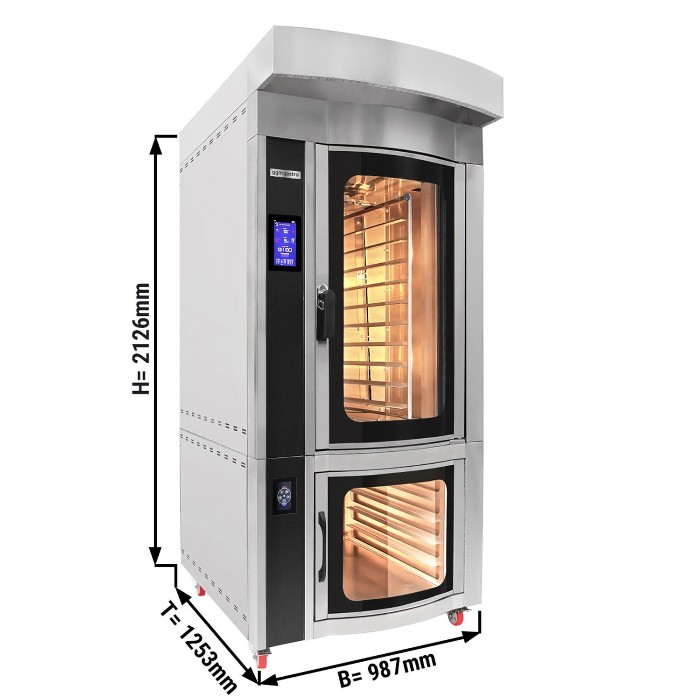 Ротационная газовая пекарня 10 x EN 60 x 40 см GGM Gastro GKDP1064E