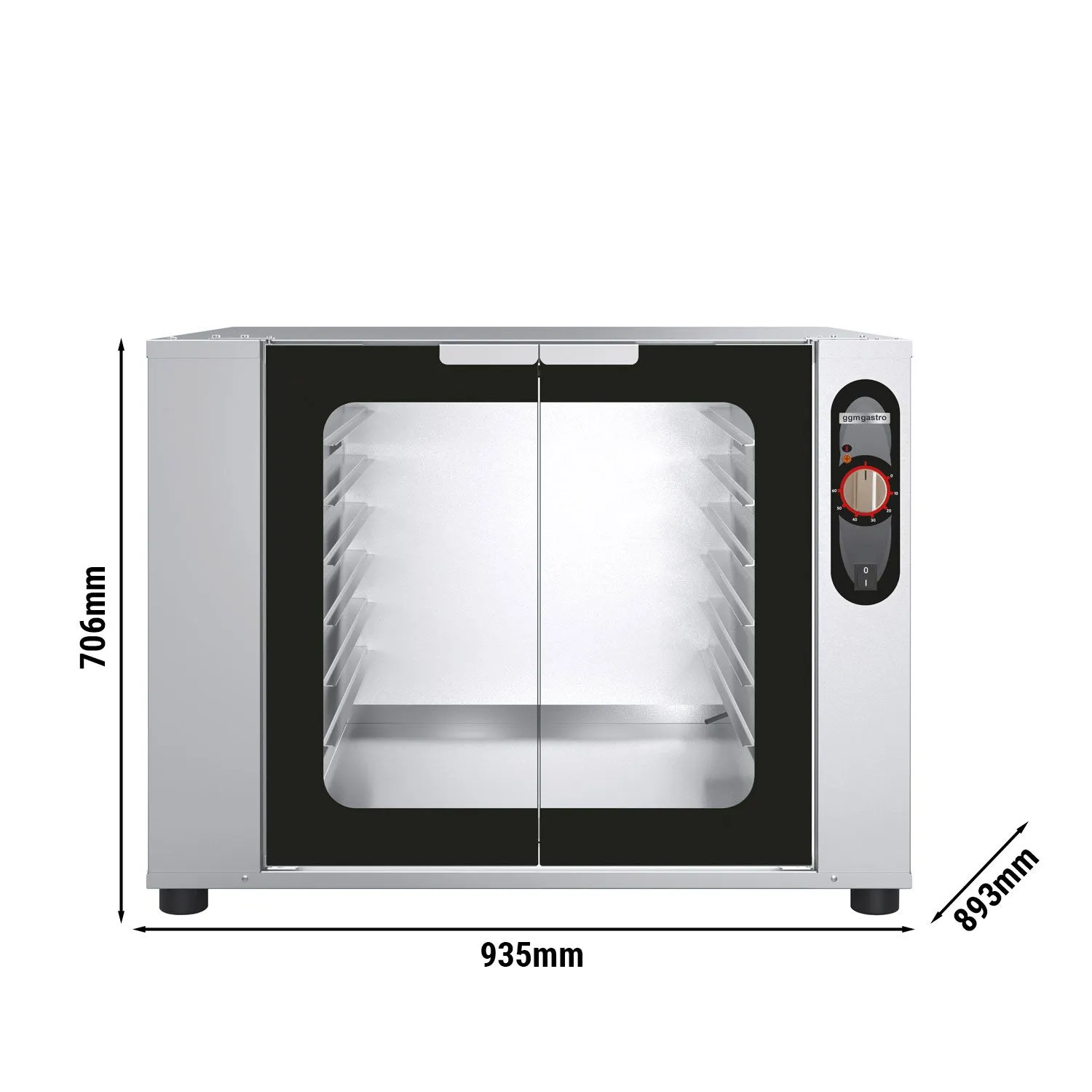 Расстоечный шкаф с механическим управлением 12x 600 x 400 mm GGM Gastro GSV1264M