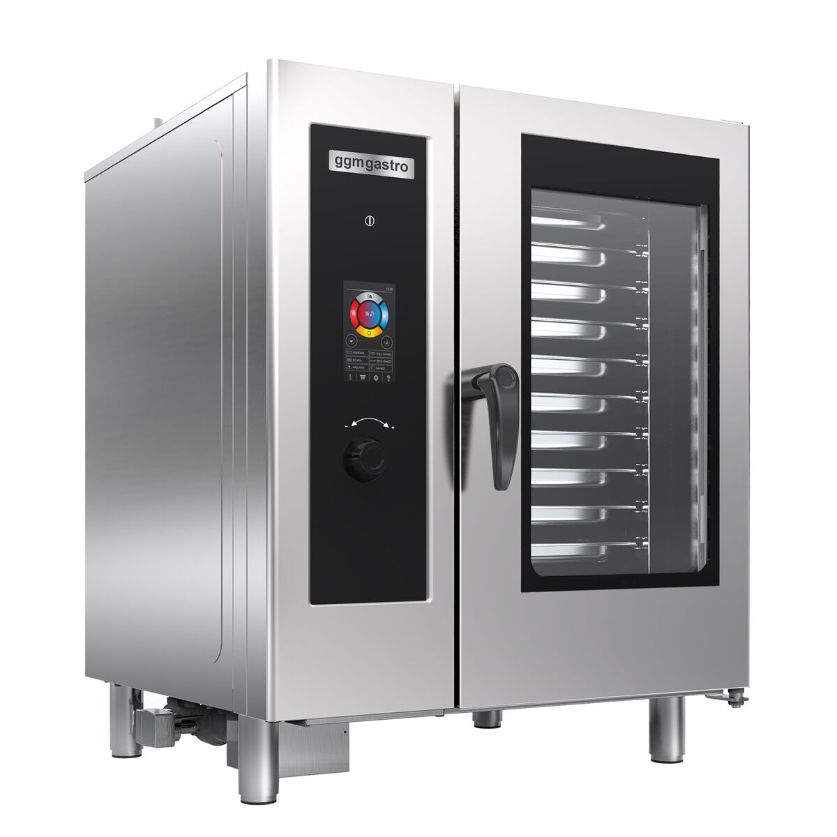 Пароконвектомат с встроенным бойлером - сенсорный экран GGM Gastro KDI1011