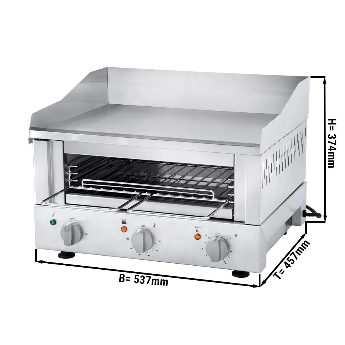 Тостер - гриль саламандра Roband 500 GGM Gastro GTL543