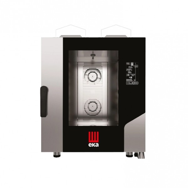 Конвекційна парова піч Hendi MKF711GBM Millennial Black Mask GASTRO 7 x GN 1/1 газова,з прямим розбризкуванням, з електронним управлінням