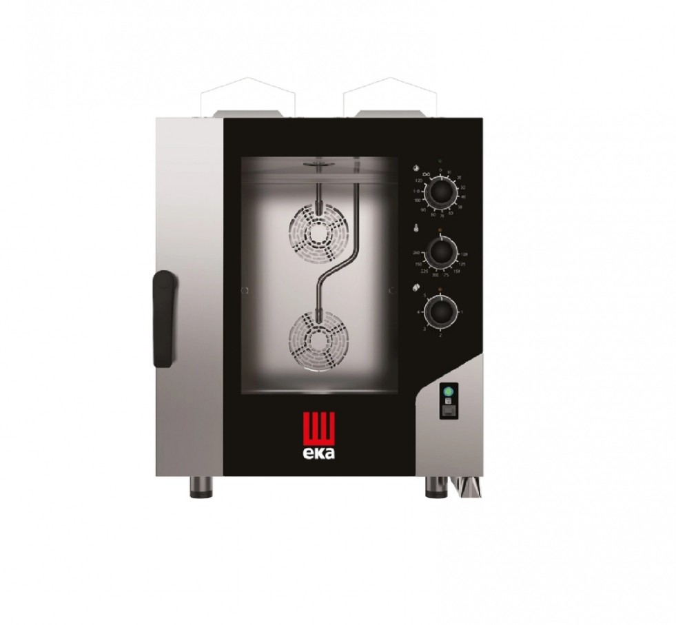 Конвекційна парова піч Hendi MKF711GS Millennial Smart GASTRO 7 x GN 1/1 газова, з електромеханічним управлінням