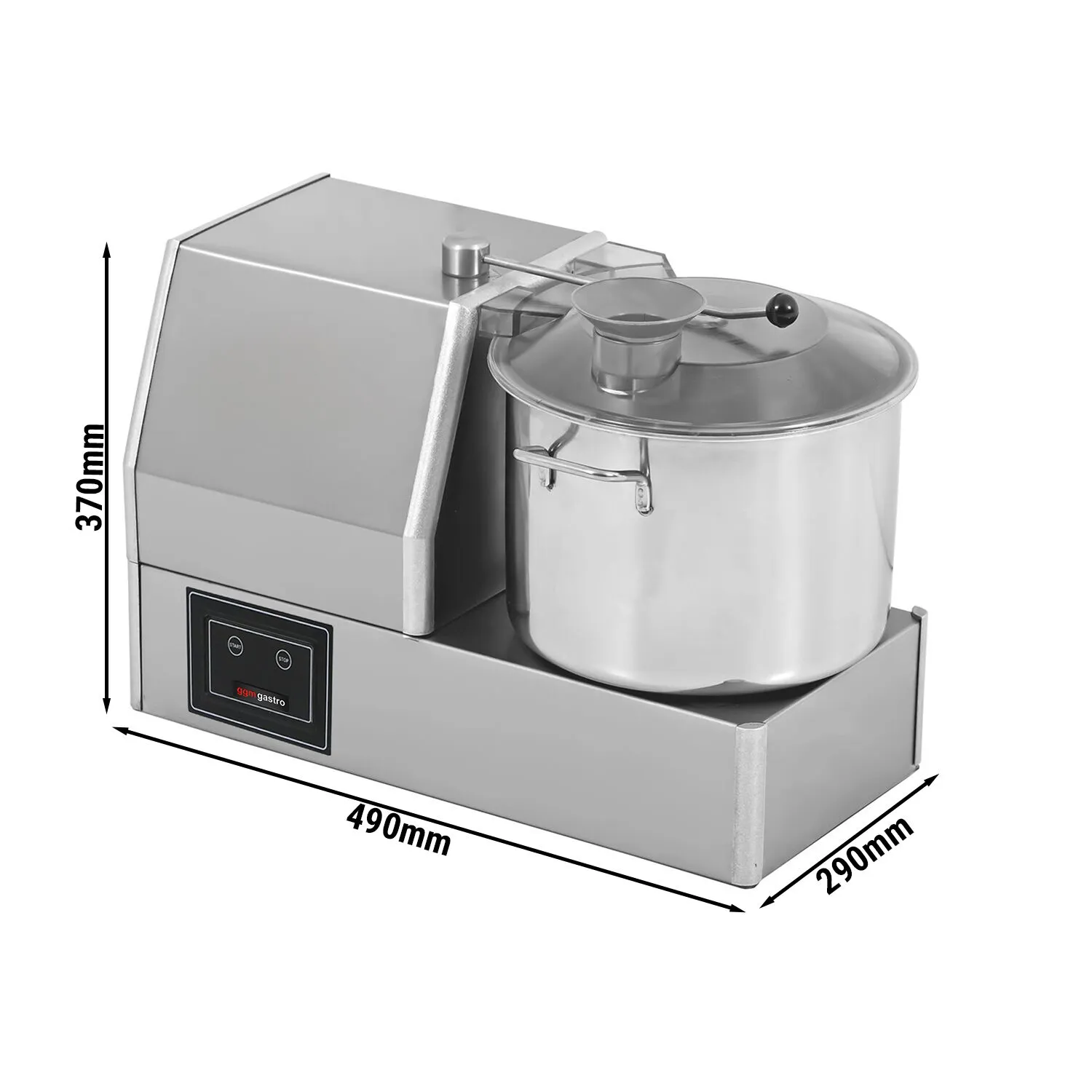 Куттер 8 л GGM Gastro C8E1400-N