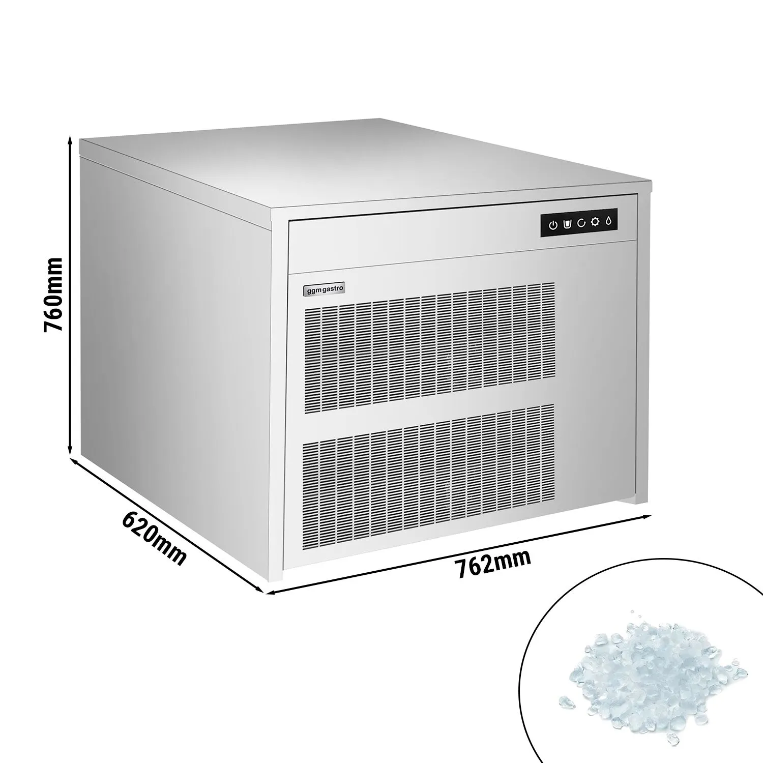 Льдогенератор хлопьевидного льда GGM-Gastro FEI390