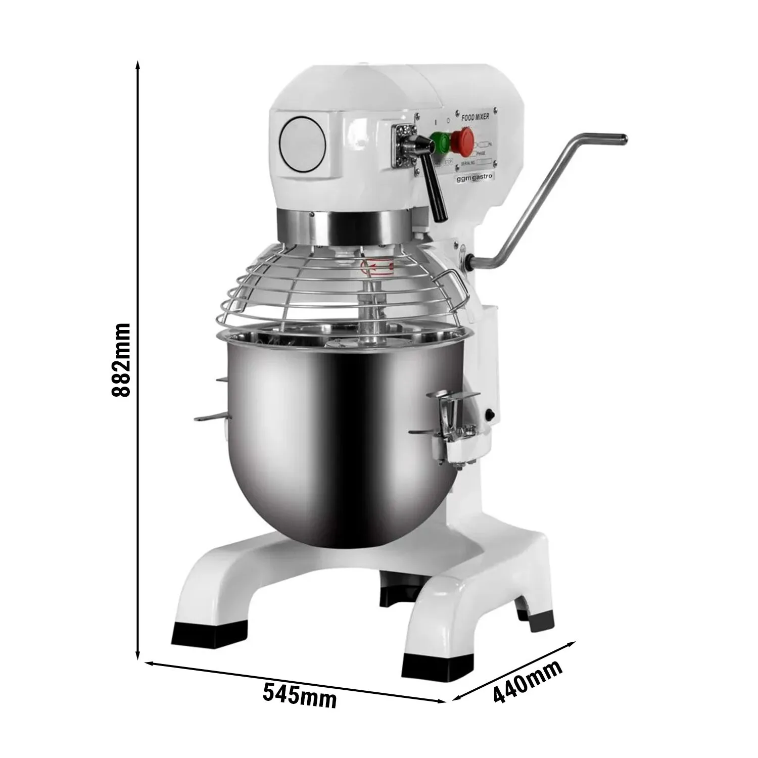 Миксер планетарный – 27л GGM Gastro PRMH30