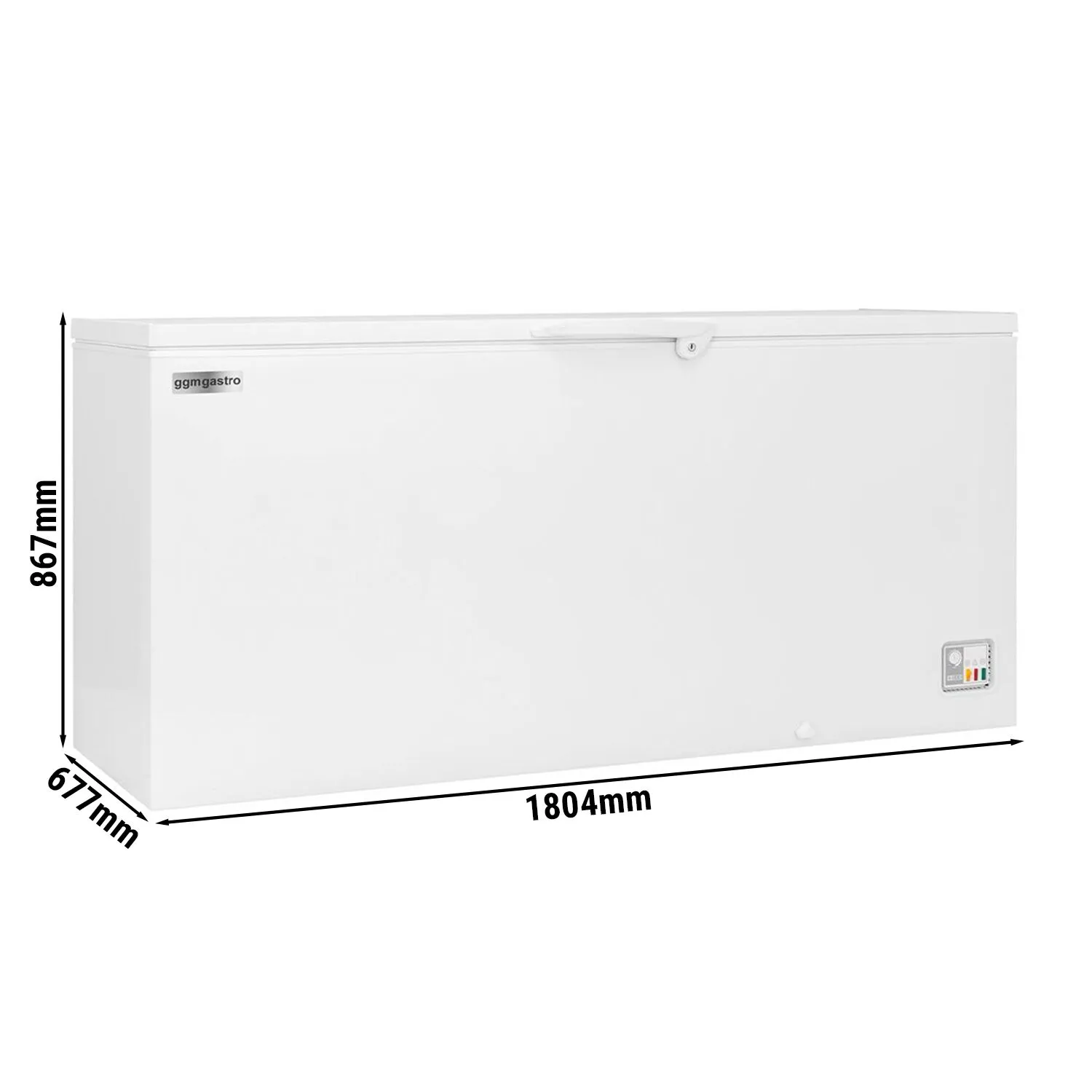 Морозильна скриня – 534 л – білий GGM Gastro TTG553N