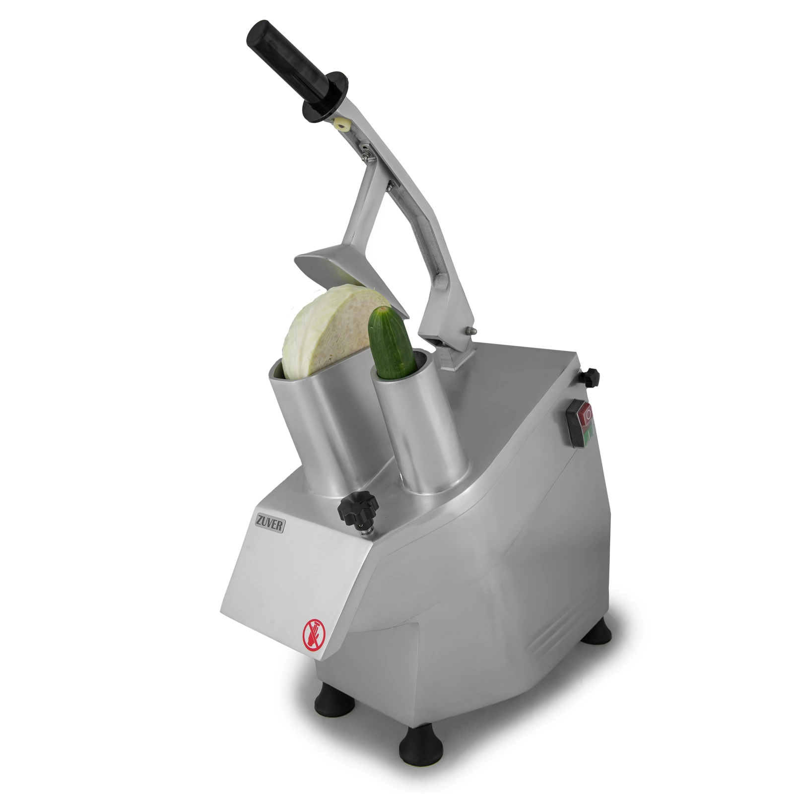 Овощерезка профессиональная ZUVER Vegetable Cutter Lid Back 0 Grate без дисков 550W, медный двигатель
