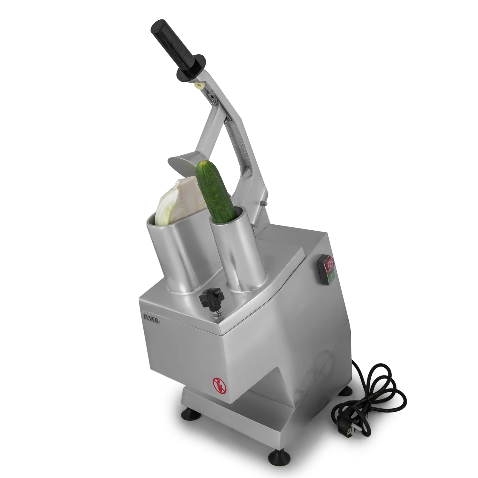 Овощерезка профессиональная ZUVER Vegetable Cutter Lid Side 5 Grate с 5 дисками 550W, медный двигатель