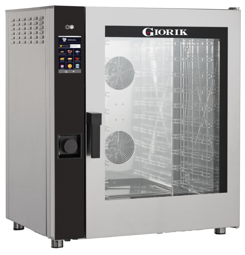 Пароконвектомат із сенсорною панеллю управління та мийкою Giorik MTE10W