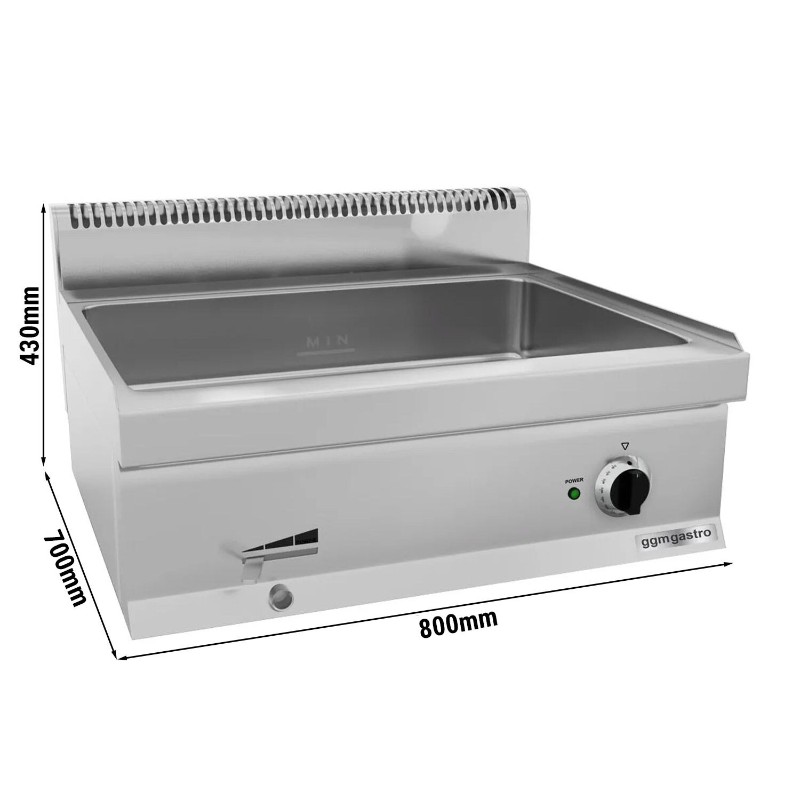 Паровая баня 2x GN1/1 E GGM Gastro BMK800-E