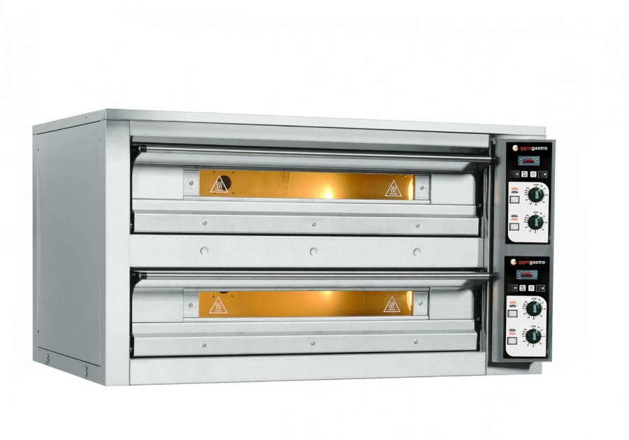 Печь для пиццы 6 + 6 x 33 cм GGM Gastro PDZ630