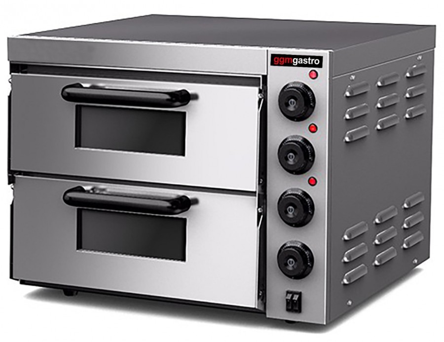 Печь для пиццы GGM Gastro PDKG20 (4+4x20cm)