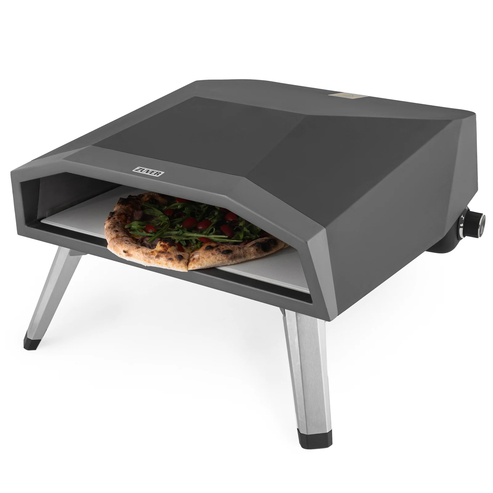 Печь для пиццы профессиональная газовая ZUVER Pizza Gas 160G 40см камера 50см×45см