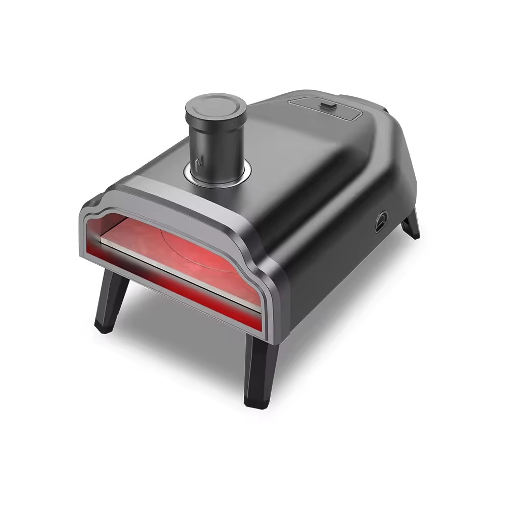 Печь для пиццы ротационная на пеллетах ZUVER Pizza Pellet 14PR (35,56 см) Rotating