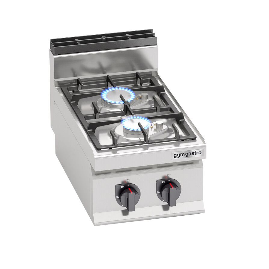 Плита газовая с 2 конфорками GGM Gastro GHB473M