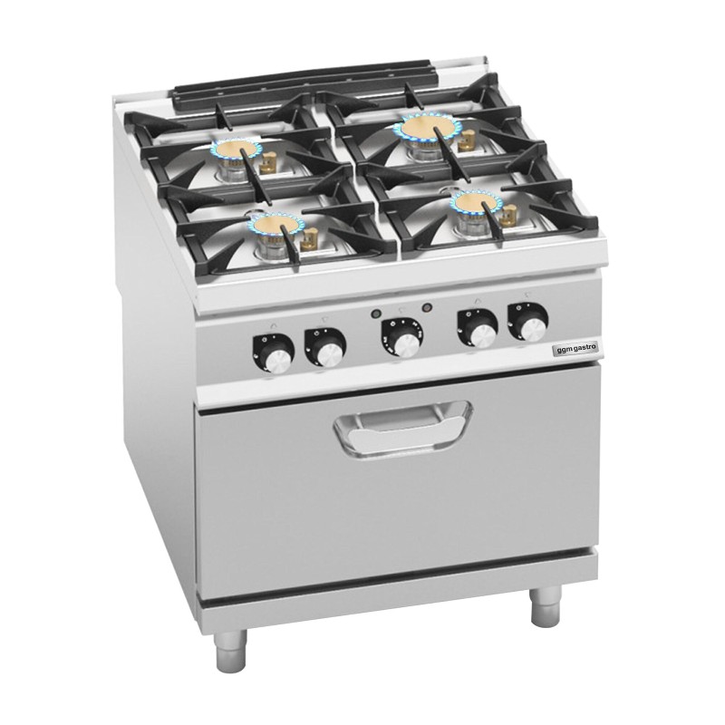 Плита газова з 4 конфорками GGM Gastro GHB899+EB4