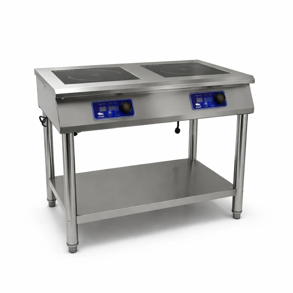 Плита индукционная напольная ZUVER Cooker Profi 2-х конфорочная, 7000W